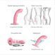 Насадка для страпона с двойной точечной пульсацией Strap-On-Me TAPPING DILDO WAVE &ndash; CORAL PINK, М фото