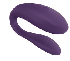 Недорогой вибратор для пар We-Vibe Unite Purple, однокнопочный пульт ДУ фото и описание