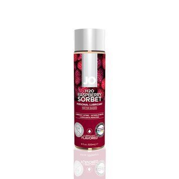Змазка на водній основі JO H2O &mdash; Raspberry Sorbet (120 мл) без цукру, рослинний гліцерин фото і опис