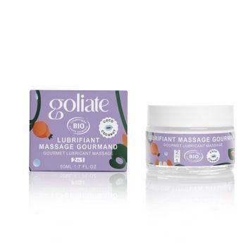 Масажна олія-лубрикант з ароматом та смаком кокоса Goliate Couple Gourmand Coco 50 мл фото і опис