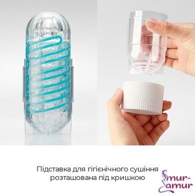 Мастурбатор Tenga Spinner 05 Beads с упругой стимулирующей спиралью внутри фото и описание
