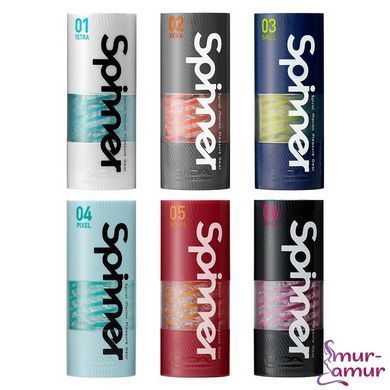 Мастурбатор Tenga Spinner 05 Beads с упругой стимулирующей спиралью внутри фото и описание