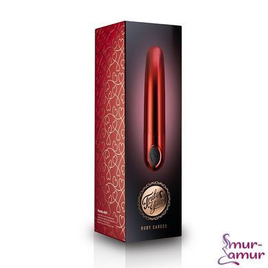 Вибропуля Rocks Off Ruby Caress, 10 режимов, от батарейки