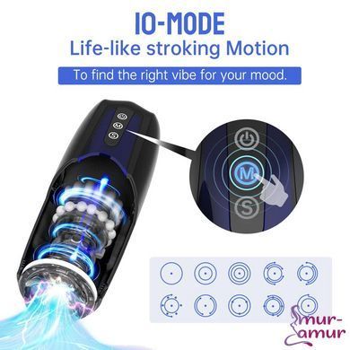 Інтерактивний смарт мастурбатор Magic Motion Xone, імітація фрикцій, 10 режимів, кнопка турбо