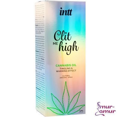Збуджувальний гель для клітора Intt Clit Me On High Cannabis Oil 15 мл, сильна стимуляція фото і опис