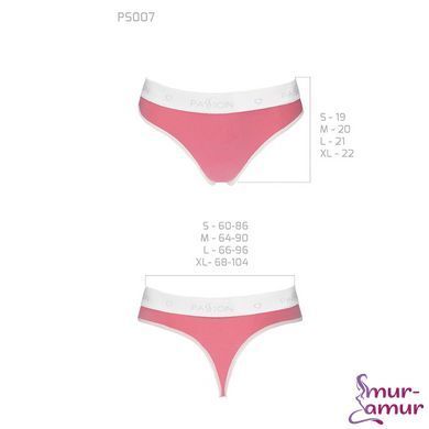 Спортивні трусики-стрінги Passion PS007 PANTIES XL, pink фото і опис