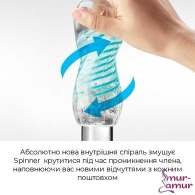 Мастурбатор Tenga Spinner 05 Beads с упругой стимулирующей спиралью внутри фото и описание