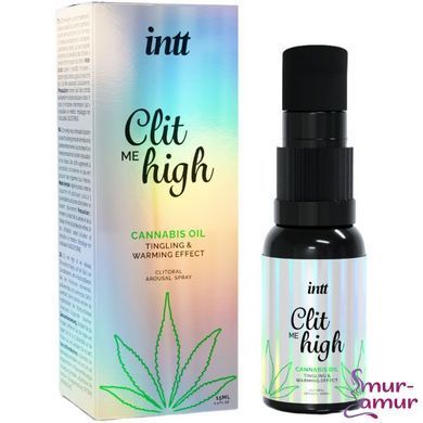Збуджувальний гель для клітора Intt Clit Me On High Cannabis Oil 15 мл, сильна стимуляція фото і опис