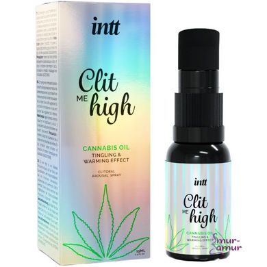 Збуджувальний гель для клітора Intt Clit Me On High Cannabis Oil 15 мл, сильна стимуляція фото і опис