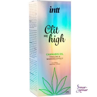 Возбуждающий гель для клитора Intt Clit Me On High Cannabis Oil 15 мл, сильная стимуляция фото и описание