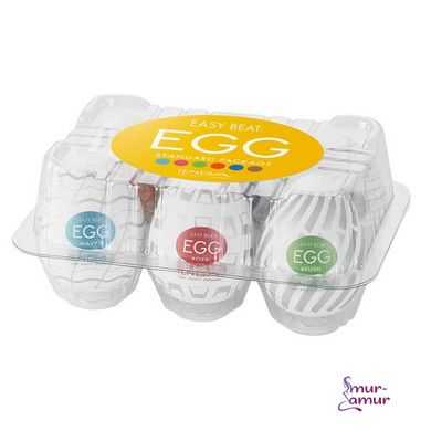 Набор яиц-мастурбаторов Tenga Egg New Standard Pack (6 яиц) фото и описание
