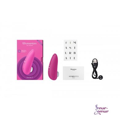 Вакуумний кліторальний стимулятор Womanizer Starlet 3 Pink фото і опис