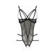 Боді монокіні з відкритими грудями VALERY BODY black L/XL - Passion Exclusive фото