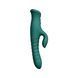 Смарт пульсатор-кролик с вибрацией Zalo Mose 2 Turquoise Green, подогрев до 42&deg;C, кристалл Swarovski