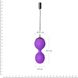 Вагинальные шарики с вибрацией Adrien Lastic Kegel Vibe Purple, диаметр 3,7см фото