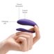 Недорогий вібратор для пар We-Vibe Unite Purple, однокнопковий пульт дистанційного керування фото