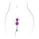 Вагінальні кульки з вібрацією Adrien Lastic Kegel Vibe Purple, діаметр 3,7 см фото