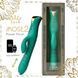 Смарт пульсатор-кролик с вибрацией Zalo Mose 2 Turquoise Green, подогрев до 42&deg;C, кристалл Swarovski