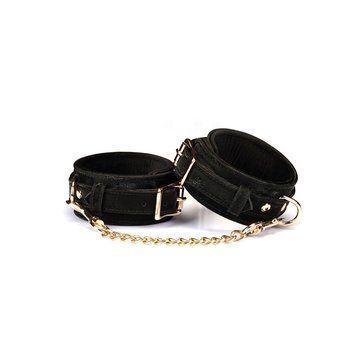 Поножи Liebe Seele Boudoir Amor Ankle Cuffs Black, съемная соединительная цепочка фото и описание