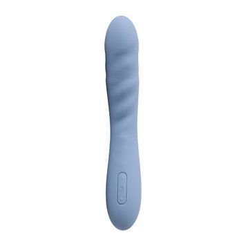 Смарт-вибратор с пульсацией Svakom Ava Neo Cornflower Blue, 15 режимов работы, водонепроницаемый