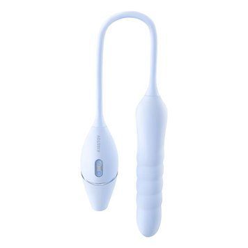 Пульсатор з вакуумним стимулятором KISSTOY Cathy III Light Blue, 5 режимів вакууму, 10 режимів пульсації фото і опис