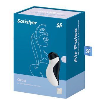 Вакуумный стимулятор с вибрацией Satisfyer Orca фото и описание