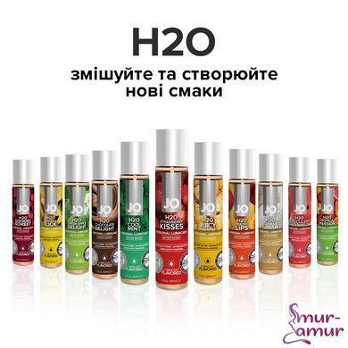 Смазка на водной основе JO H2O &mdash; Strawberry Kiss (120 мл) без сахара, растительный глицерин фото и описание