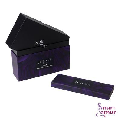 Премиум виброяйцо со стимуляцией клитора Je Joue - DUA Purple, управление со смартфона, 2 мотора
