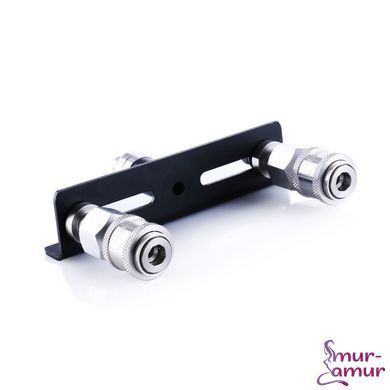 Двойной коннектор для секс-машин Hismith Quick Connector Adapter with Double Head, система KlicLok