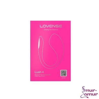 Смарт-виброяйцо Lovense Lush 4, очень мощное, быстрая зарядка, LED-подсветка фото и описание