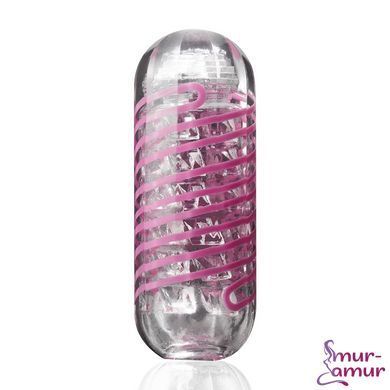 Мастурбатор Tenga Spinner 06 Brick з пружною стимулювальною спіраллю всередині фото і опис