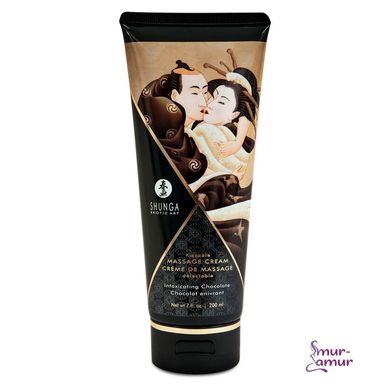 Їстівний масажний крем Shunga Kissable Massage Cream – Intoxicating Chocolate (200 мл) фото і опис