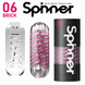 Мастурбатор Tenga Spinner 06 Brick з пружною стимулювальною спіраллю всередині фото