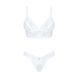 Эротический комплект Obsessive Heavenlly 2-pcs set XS/S, бюстгальтер и танга фото
