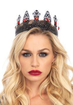 Філігранна корона з камінням Leg Avenue Filigree royal crown, метал фото і опис