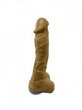 Мыло в форме пениса Чистий Кайф Brown size XL, крафтовое мыло-член, натуральное
