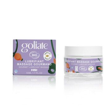 Масажна олія-лубрикант з ароматом та смаком ванілі Goliate Couple Gourmand Vanille 50 мл фото і опис
