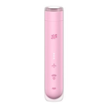 Вакуумный стимулятор Satisfyer First Kiss, технология 3D Air Pulse, 30 режимов, двойной силикон фото и описание