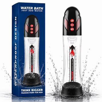 Автоматическая гидропомпа 2в1 (вода/воздух) Water Bath, 2 режима, индикация уровня вакуума