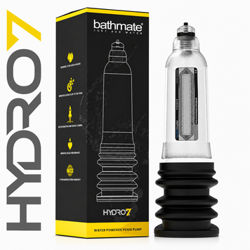 Гідропомпа Bathmate Hydro 7 Clear, для члена довижной от 12,5 до 18см, діаметр до 5см