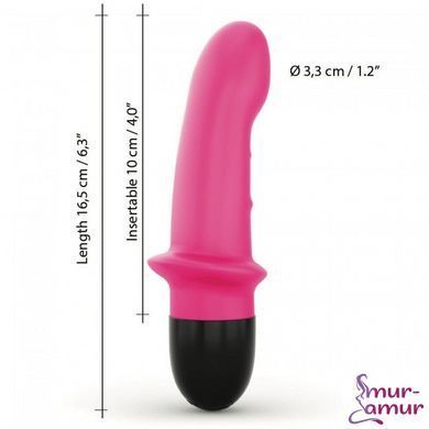 Вібратор Dorcel Mini Lover Magenta 2.0 перезаряджуваний, для точки G і масажу простати фото і опис