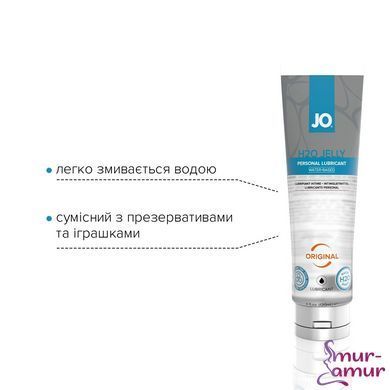 Густой лубрикант на водной основе JO H2O JELLY &mdash; ORIGINAL (120 мл), без парабенов и гликоля фото и описание