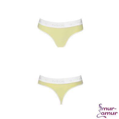 Спортивные трусики-стринги Passion PS007 PANTIES M, yellow фото и описание