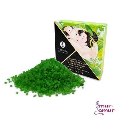 Соль для ванны Shunga Moonlight Bath &ndash; Lotus Flower (75 г), соль Мертвого моря, аромамасла
