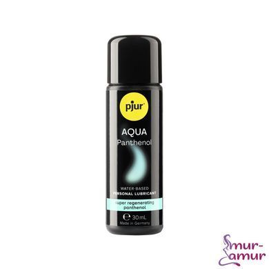 Лубрикант на водной основе pjur Aqua Panthenol 30 мл с пантенолом, уход и увлажнение фото и описание