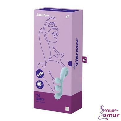 Універсальний вібратор Satisfyer Tri Ball 2, 3 мотори, гнеться