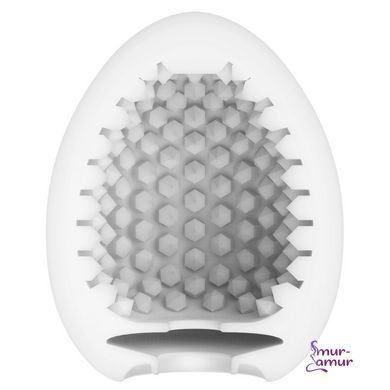 Мастурбатор-яйцо Tenga Egg Stud с шестиугольными выступами фото и описание