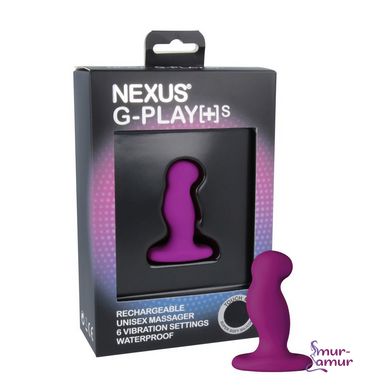 Вибромассажер простаты Nexus G-Play Plus S Purple, макс диаметр 2,3см, перезаряжаемый фото и описание