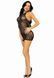 Платье-сетка со стразами Leg Avenue Rhinestone halter mini dress Black, открытая спина, one size фото