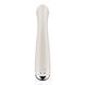 Вибратор с ротацией Satisfyer Spinning G-Spot 1 Beige, плоская площадка для стимуляции точки G фото